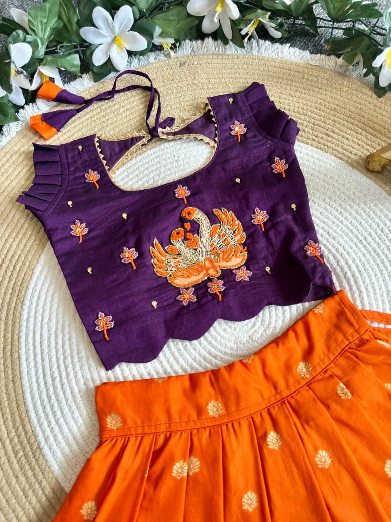 Royal Purple Lehanga Choli - Image 2
