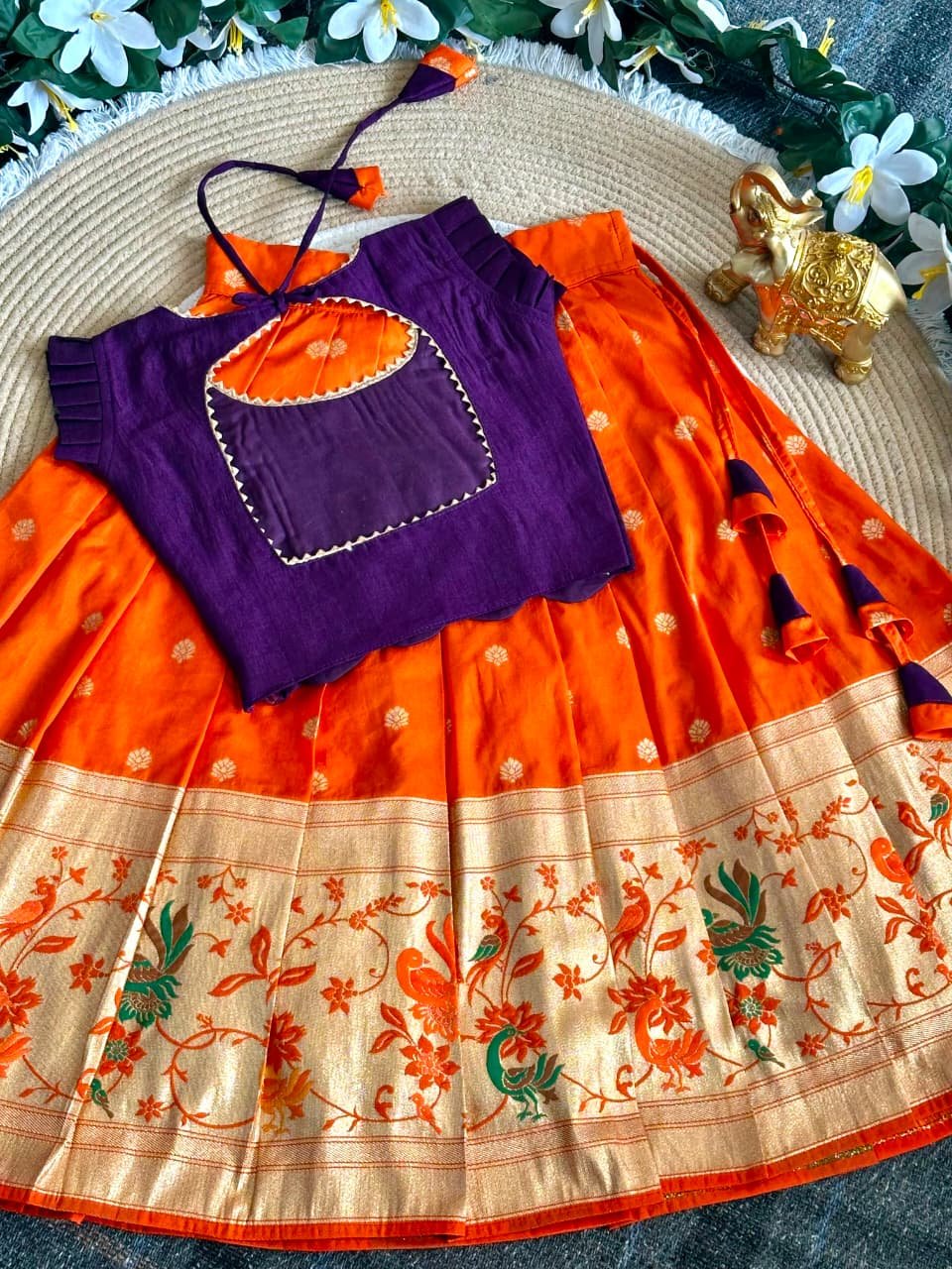 Royal Purple Lehanga Choli - Image 4