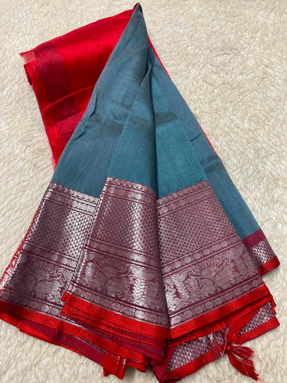 Budget Friendly Mangalgiri Pattu Sarees - Image 12
