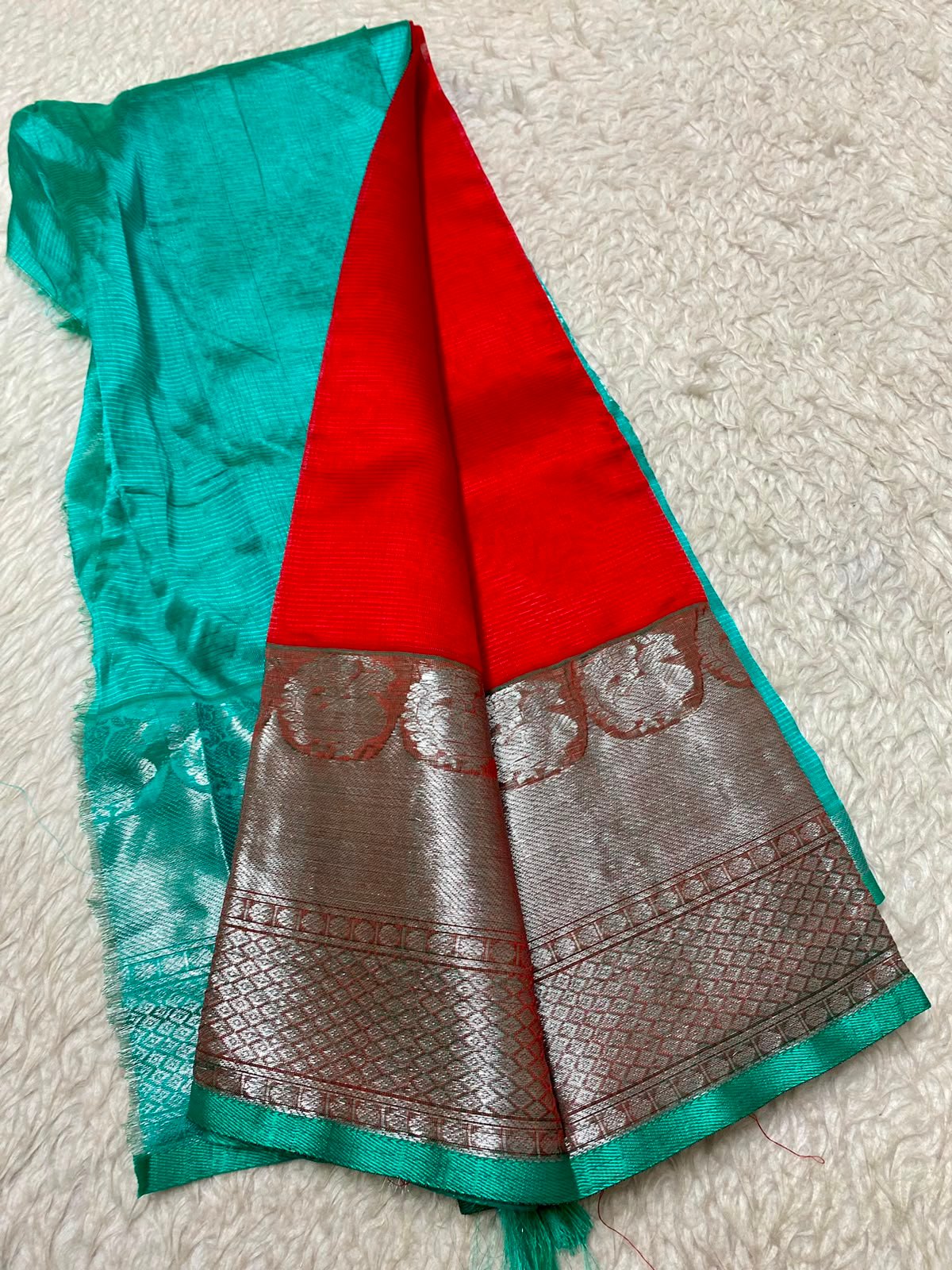 Budget Friendly Mangalgiri Pattu Sarees - Image 7