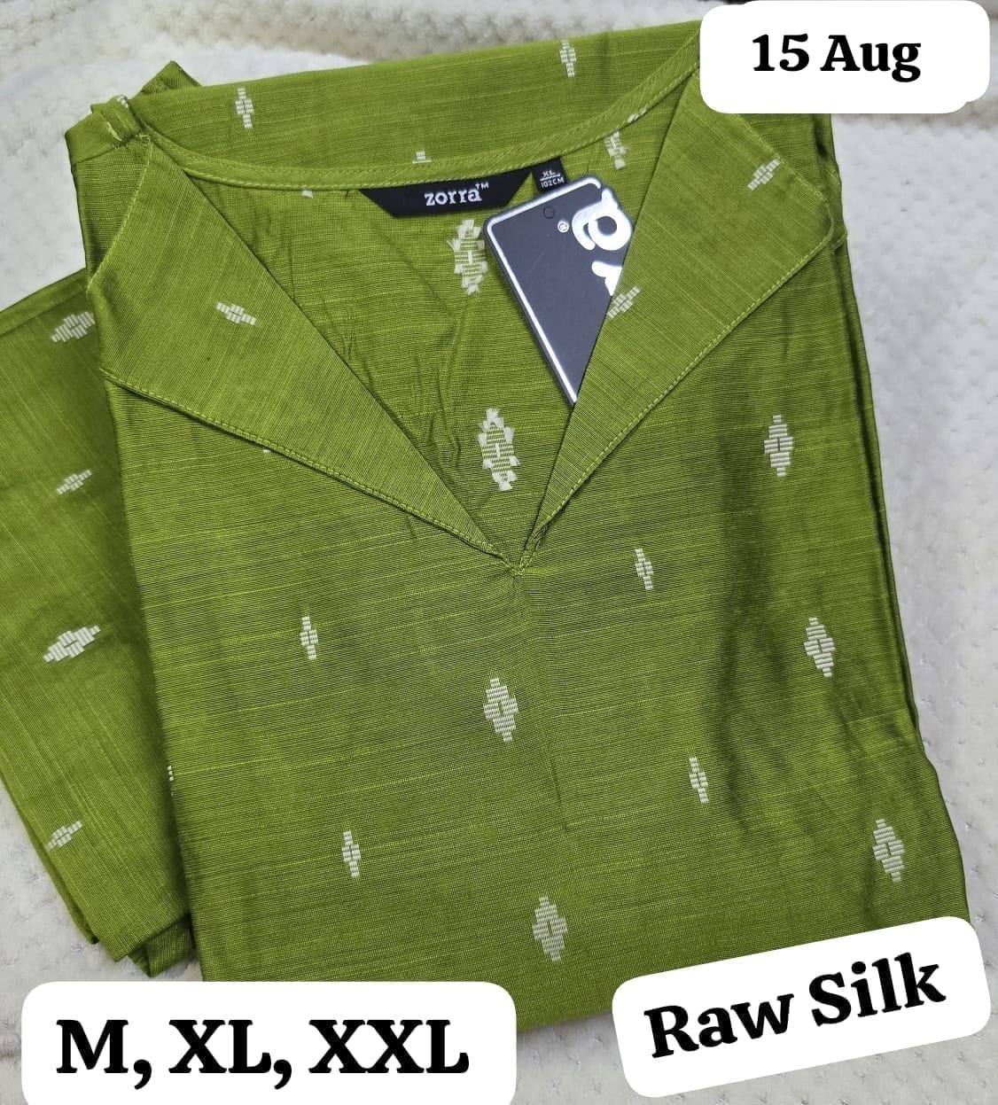 Raw Silk Kurthis - Image 4