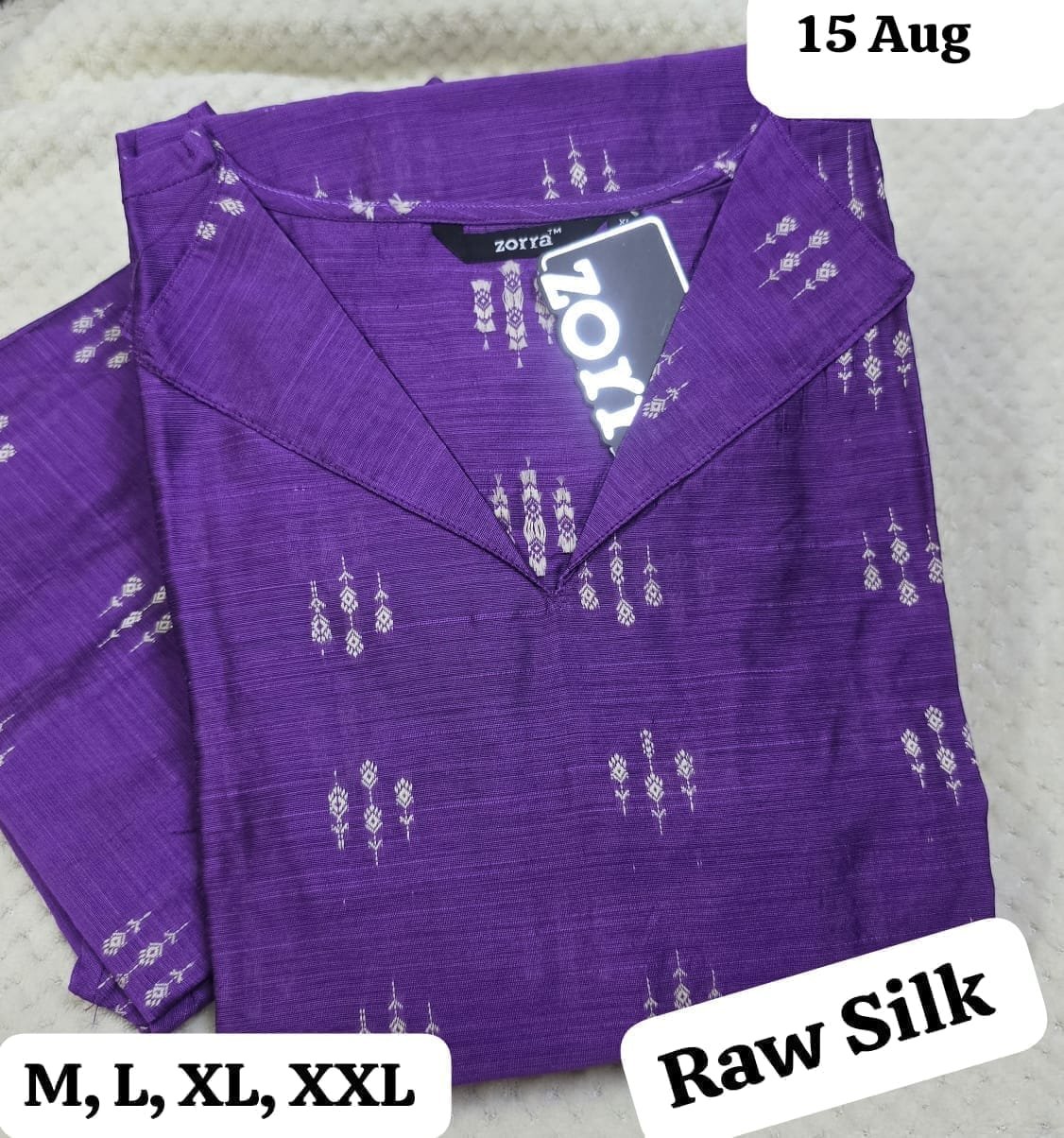 Raw Silk Kurthis - Image 3