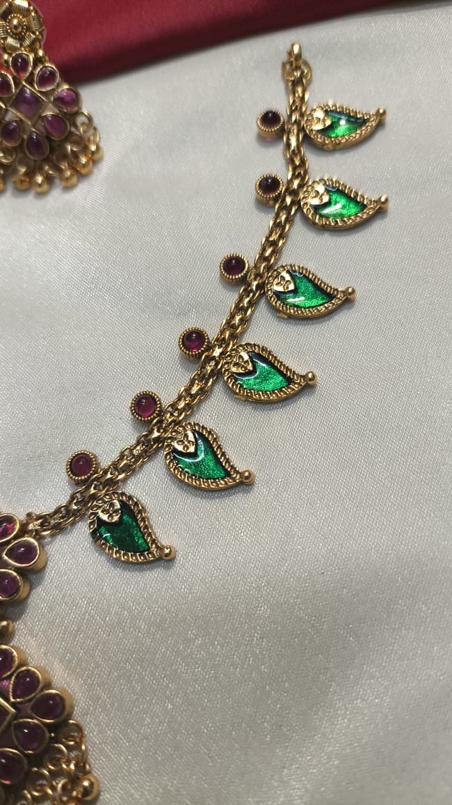 Trendy Mango Design Neckalce - Image 2