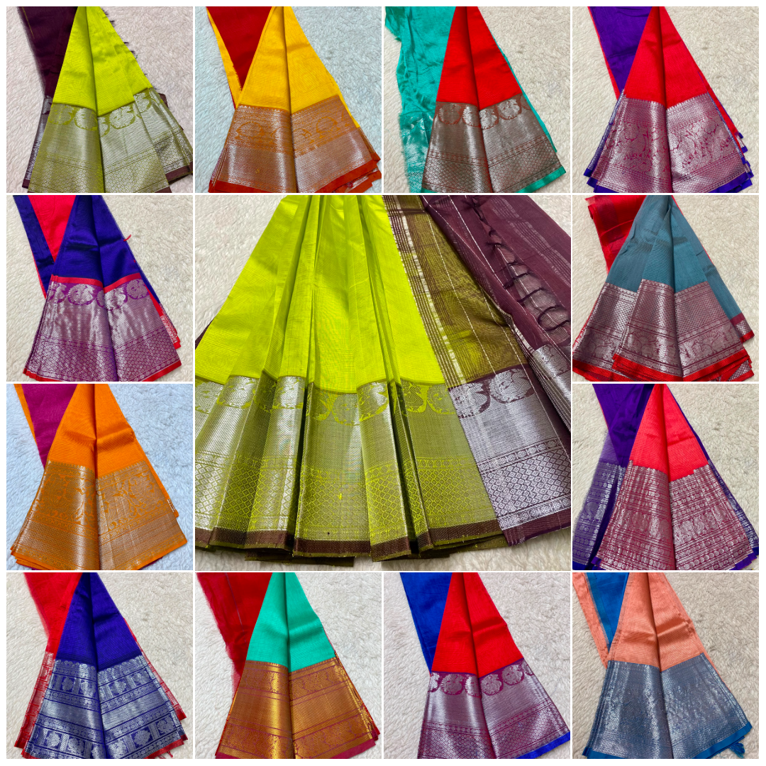 Budget Friendly Mangalgiri Pattu Sarees