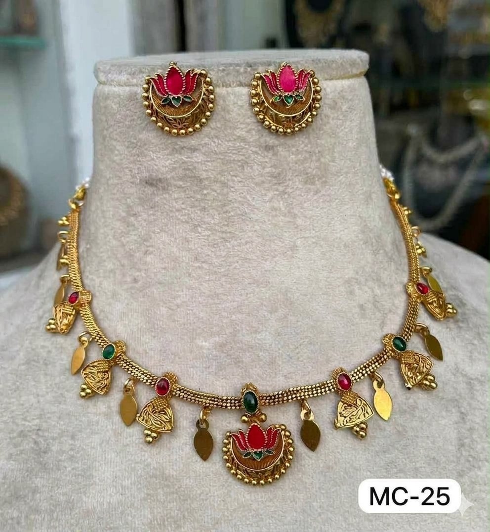Lotus Charms Necklace